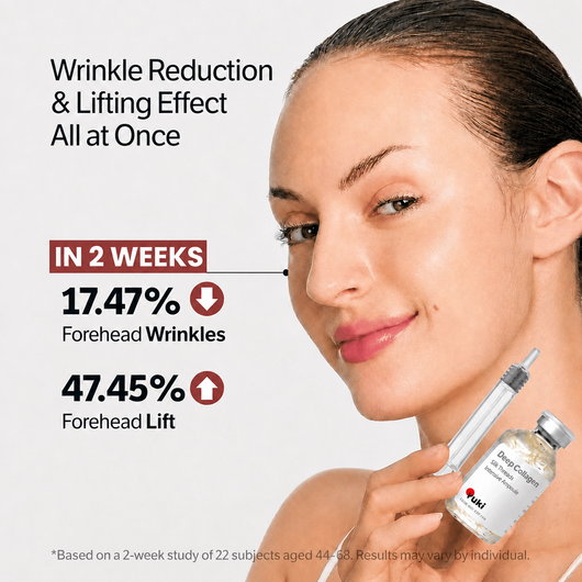 Wrinkle reduction and lifting effect results
