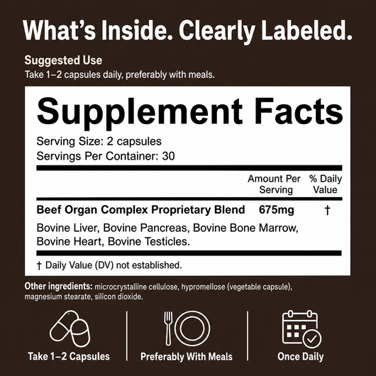 Beef Organ Complex for Men